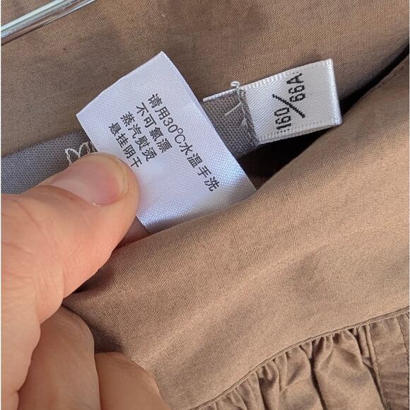 Munny Tan Puffy Bubble Cotton Mini Skort Shorts, size S - Picture 10 of 11